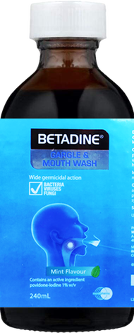 Betadine Sore Throat Spray / Betadine Mouth Gargle