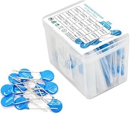 Varistor 15 Values 150 PCS Voltage Dependent Resistors Kit Assortment(5D471K,7D121K,7D241K,7D431K,7D