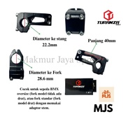 Plain Black Oversize Stem for BMX Bikes or Standard Bikes