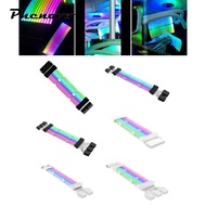 [Phenovo] Extension RGB Cable Extension Cable Sleeved Cables PSU Connector Adapter Supply Cable Exte
