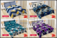 Sprei BONITA DISPERSE 3D uk. King (180x200)cm & uk. Queen (160x200)cm motif abstrak NEW