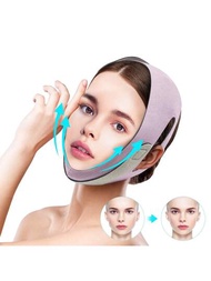 1 pieza Herramienta de soporte facial mascarilla levantadora de cara, banda adelgazante para dormir, resistente a las arrugas
