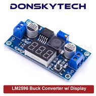 LM2596 Buck Converter LED Voltmeter Display DC-DC Step Down Adjustable Power Supply Module