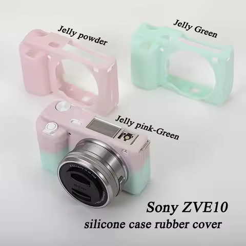 ZVE10 Silicone Camera Case Body Rubber Cover For Sony ZVE10 ZV-E10