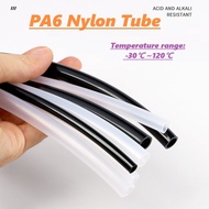 PA6 Nylon Tube Hard Pipe - Pneumatic Air Chemicals Fuel Oil Tubing ID 2.5/4/6/8/9/10/12 mm Smooth Ri