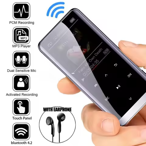 8GB-64GB Bluetooth MP3 Players Sports Music Walkman AVI Video Media FM Radio Activated Voice Recorde