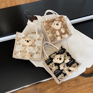 Comel Beruang Beg2021Baru Versi KoreainsPelajar Tote Liar Beg Gadis Gari Makan Tengah Hari Kotak Mak