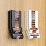 Battery Storage Organizer AA & AAA Combo Battery Keeper Wall Holder Battery Dispenser Container