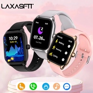 Laxasfit H9 Smartwatch Dial Answer Calls Calorie Tracking Heart Rate Monitoring Music Playback Bluet
