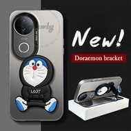 Vivo V50 V40 V30 Casing Vivo V40 V30 Pro Casing Vivo V50 V40 Lite Casing Doraemon 3D Stand Protectiv