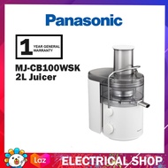 Panasonic Compact Juicer MJ-CS100WSK / MJCS100WSK (400W) / 2.0L MJ-CB100WSK / MJCB100WSK