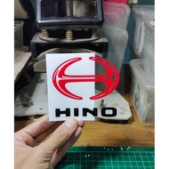 Hino sticker cutting sticker