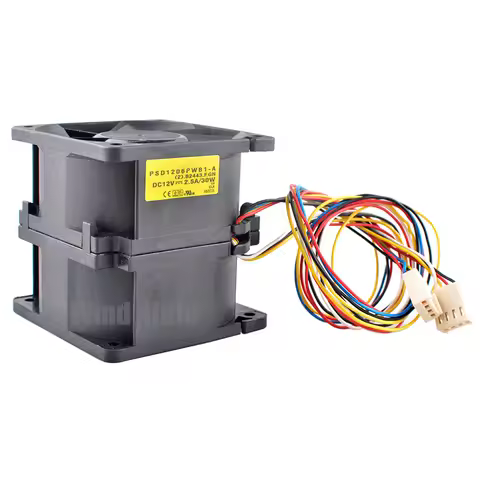 PSD1206PWB1-A 6cm 60mm fan 60x60x60mm DC12V 2.50A 30W 4pin Dual ball bearing high-speed cooling fan 
