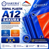 A12 Sakura Plastic Tarpaulin | Size 3x4 meters
