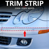 for 2006-2009 W209 Mercedes Benz CLK350 CLK500 CLK550 CLK55 CLK63 AMG Front Bumper Chrome Trim Strip
