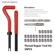 STA 30Pcs Metric Thread Repair Insert Kit M5 M6 M8 Car Pro Coil Tool M8*0.8Thread Repair MZ