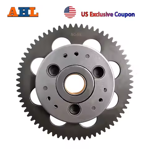 AHL Motorcycle One Way Bearing Starter Clutch Gear Assy Kit For Yamaha XV400 XV500 XV535 Virago XV 4