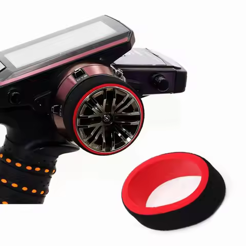 2-Color RC Car Transmitter Steering Wheel Foam Grip Hand Wheel Sponge for TRAXXAS Futaba 3Pv 4Pls 4P
