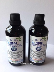 H2O2 Hydrogen Peroxide, Food Grade 100ml.2 pieces(Glass bottle with dropper stopper)