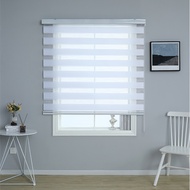 Height Blackout Blinds Plain Color Window Curtain Duo Roller Blinds Curtain