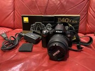 Nikon D40x CCD單眼數位相機 + AF-S NIKKOR 18-55 f3.5-5.6 GII鏡頭