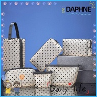 ❥ ◲ ☏ DAPHNE Makeup Bags Zipper Toiletry Bag Travel Organizer Pencil Pen Case Storage Pouch