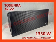 Tosunra Professional Dual 12 inches Line Array Speaker XZ-22 power 1350watts