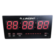 Lancent Led Clock Big Led Clock Generic Digital Wall Clock Calendar