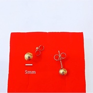 Bangkok Gold Sand Ball Earrings Exactly 916 Gold 916 Gold Earring