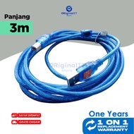 Kabel Printer Usb 480Mbps untuk semua printer HP Canon Epson Scanner