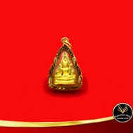 จี้พระ พระพุทธชินราช เลี่ยมกรอบทอง ชุบเศษทองเยาวราช 100 % สินค้าขายดีพร้อมส่ง