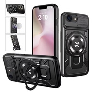 For iphone 16e Case Magnetic Ring Stand Holder Armor Coque For iphone 16e 16 e iphone16e 2025 Magsaf