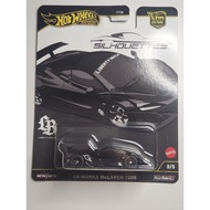 Hotwheels Shilhouttle LB-Works Mclaren 720s Black Chase Car