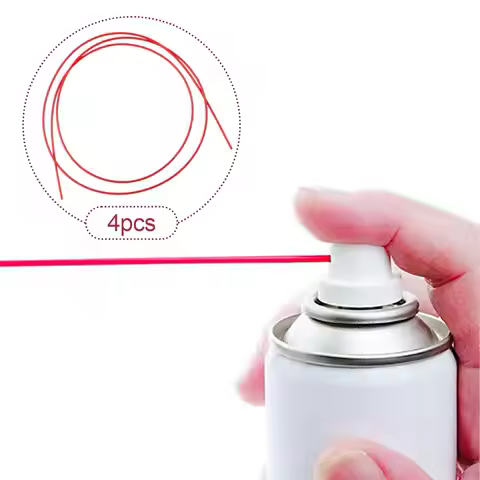 4x Spray Can Tubes Extension Tube 51.18 inch Easy to Use Accessories for Improvement Automotive Lubr