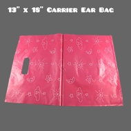 13'' x 18'' Carrier Ear Plastic Bag– Lightweight, sturdy, easy-carry bag for shopping, or