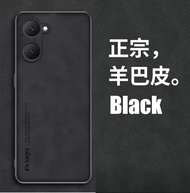 Vivo Y18 / Y03 Original Smooth Leather Lens Protection Full Protection Casing Sweat Resistant Hard C