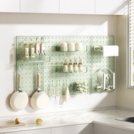 Perforation-free Hole Board Kitchen Storage Wall Shelf Wall-Mounted Toilet Shelf Wall-Mounted Storage Rack Partition