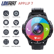 LOKMAT APPLLP 7 Smart Watch Men with SIM  Slot 4G Full Nom 5.0MP Camera Smartwatches 4 128G Memory Health Fitness Tracke