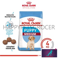 Royal Canin Medium Puppy (4kg) Dry Dog Food Makanan Anjing - Size Health Nutrition
