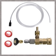 [M G L O] Adjustable Chemical Injector Kit,Soap Chemical Injector for Pressure Washer, 3/8 Inch Quic
