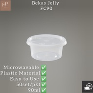 (READY STOCK) FELTON HIGH QUALITY FC90 FC90 ROUND CONTAINER 50PCS+