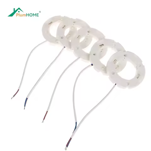 5pc GX53 Base Fitting For GX53 Lamps Fly Leads For LED And CFL GX53 Light Bulb Fitting Ceiling Wall 