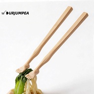 URJUMPEA 1pair Foot Shape Chopsticks, 22cm With Straw Toe-Shaped Chopsticks, Novelty Soles of Feet E