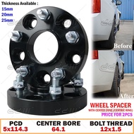 ZR 2pcs 5x114.3 Hub Centric Wheel Spacer Honda Accord SDA BRV Civic FB FD FC CRZ CRV HRV Integra DC5 Odyssey Stream Hub