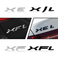 1pcs Car Styling Rear Bumper Trunk Letter Emblem 3D ABS Sticker For Jaguar XEL XFL XJL XE XF E-PACE 