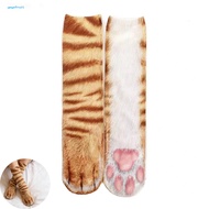 YOF  Paw Print Socks Animal Paw Socks 1 Pair 3d Cartoon Animal Paw Print Long Socks Soft Comfortable