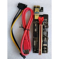 riser Model 8 capacitor VER 010S PLUS V010 V10 gpu PCIE PCI molex 010 card Brand New Instant