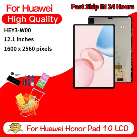 12.1'' NEW For Huawei Honor Pad 10 HEY3 LCD Display Touch Screen Digitizer Panel Assembly For Honor 
