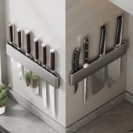 Supply Kitchen Multifunctional Shelf Knife Holder Wall-Mounted Simple Knife Holder Storage Kitchen K