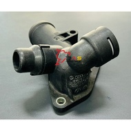 Genuine Audi A4 B7 2.0 ALT Coolant Flange with Sealing Ring and Quick-Action Coupling 06B121132D Ori